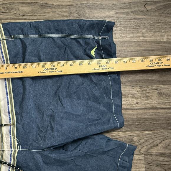 Tommy Bahama Men’s Swim Trunks Blue Stripe Board Shorts Drawstring Liner Surf - Picture 4 of 5